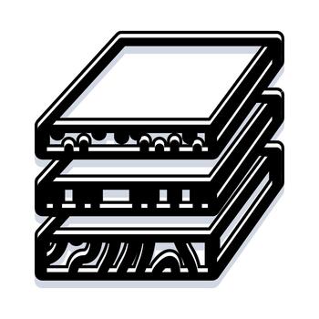 Stacking server racks processing digital data storage vector