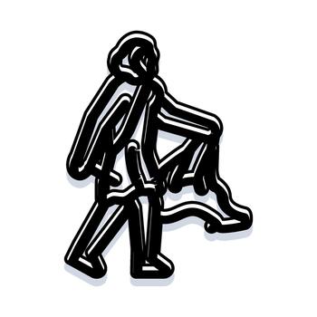 Human evolution progress adapting changing environment vector