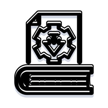 técnico escritura estrella de guía desarrollo proceso documentación vector