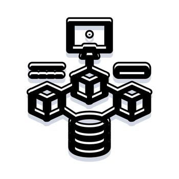 Database server network processing information storage system vector