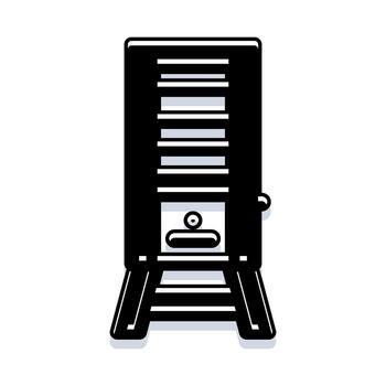 Server rack data storage technology computer system vector