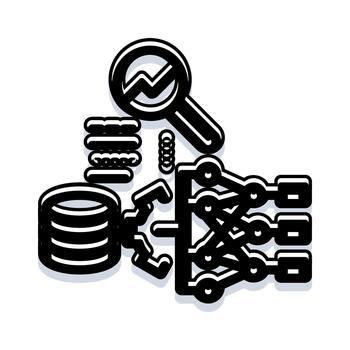 datos analítica máquina aprendizaje neural red Procesando vector