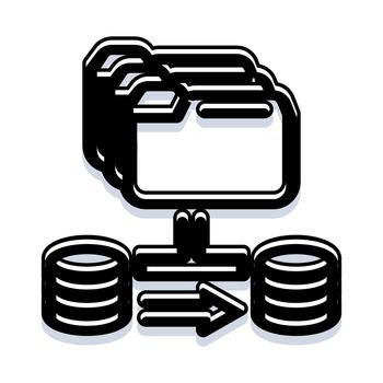 Transferring database files between data servers vector