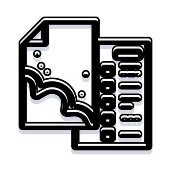 Document analysis and data management process vector