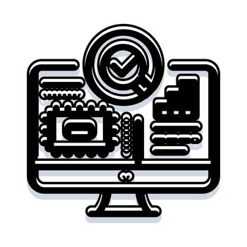 Computer system analysis and data diagnostics checking vector