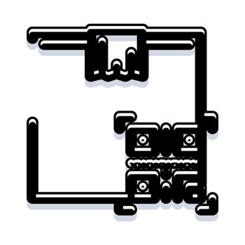 Scanning modern digital data using qr code technology vector