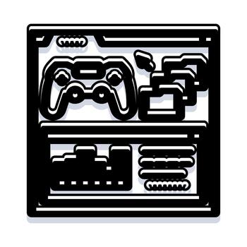 Developing games interface creating digital experiences vector