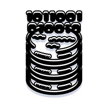 Digital cloud database system with binary code vector