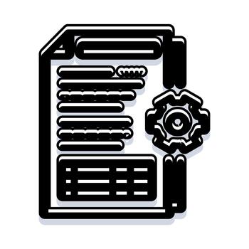 Document file managing system processing information data vector