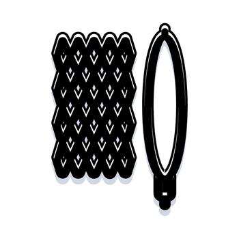 Interlocking geometric pattern pieces for design elements vector