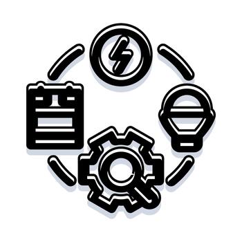 Workflow efficiency and process optimization concept vector