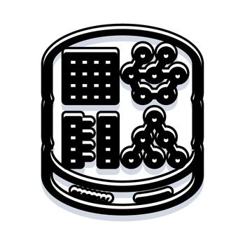 Database administration storing server data processing information vector