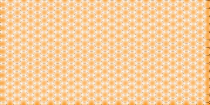 naranja hexagonal modelo antecedentes con suave resplandor efecto vector