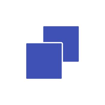 Tab solid icon for software dashboard vector