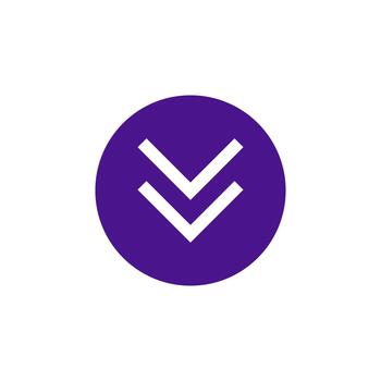 Dropdown solid icon for mobile application vector