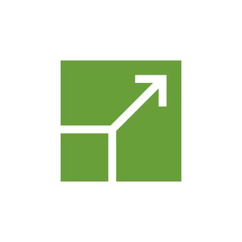 Fullscreen solid icon for software dashboard vector