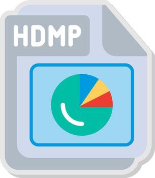HDMP Outlined Frame Object vector