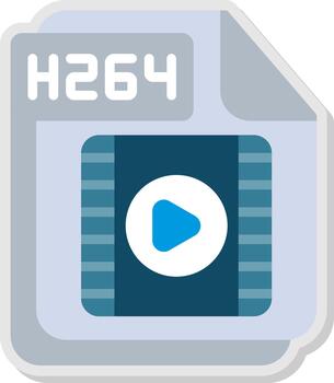 H264 Sharp Edge Visual vector