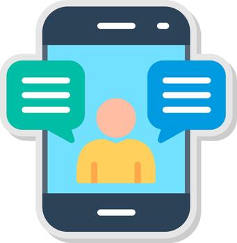 charla sensible aplicación forma vector