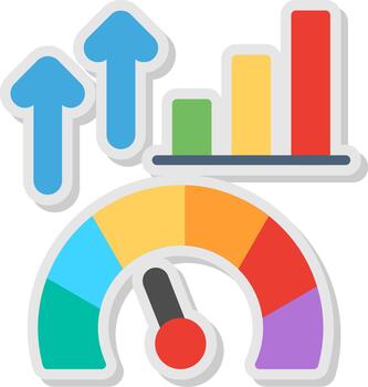 Progress Outlined Frame Object vector