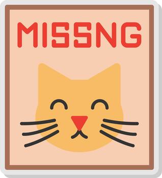 Missing Elegant Shape Symbol vector