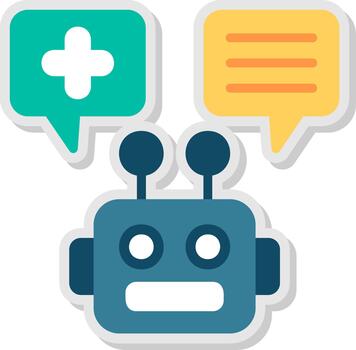 chatbot sensible aplicación forma vector