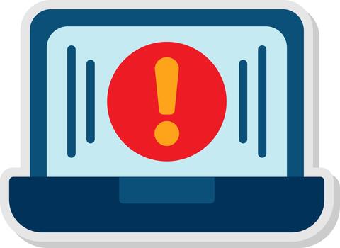 Error Bold App Graphic vector