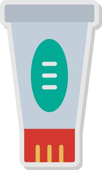 Toothpaste Vivid App Element vector