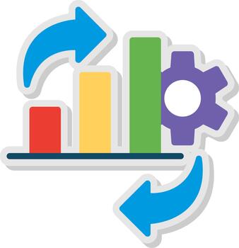 Process Sharp Line Mark vector