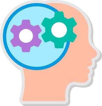 Settings Interface Line Graphic vector