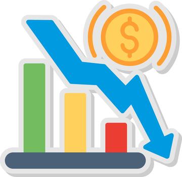 Recession Sharp Edge Visual vector
