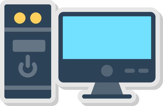 Computer Tech Styled Form vector