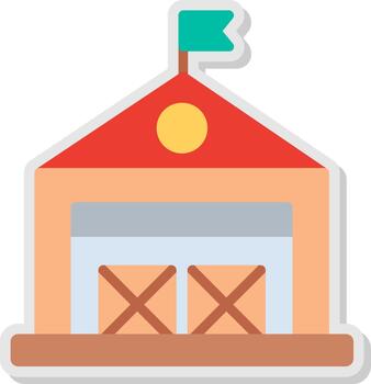 Warehouse Sharp Edge Visual vector