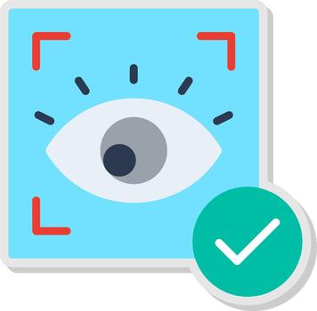 Eye Recognition 3D Interface Shape vector