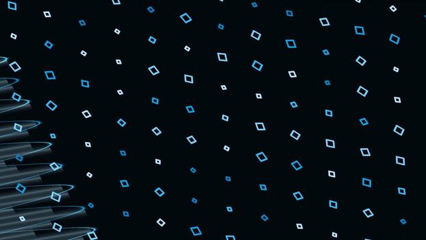 Digital Data Stream Visualization with Binary Code and Data Flow. video