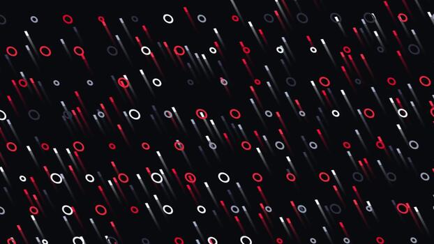 dynamique numérique Les données courant couler visualisation. video