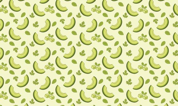 mínimo aguacate modelo vector