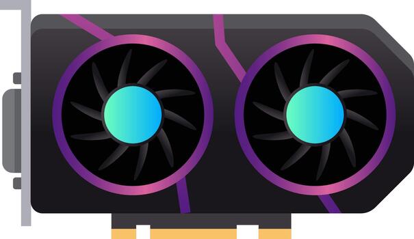 High performance computer graphic processing unit for gaming vector