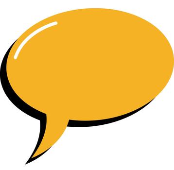 Rounded Chat Bubble vector