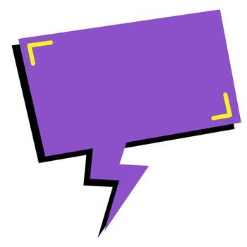 rectangular cómic charla burbuja vector