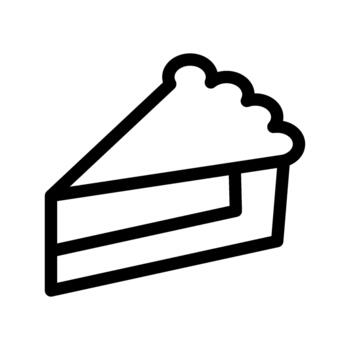 Pie Slice data icon vector