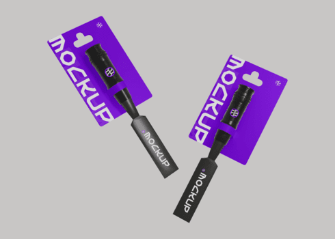 Matériel emballage maquette psd