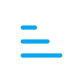 Sort Descending solid icon for software dashboard vector