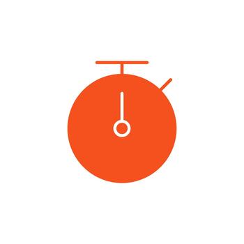 Temporizador sólido icono para interfaz desarrollo vector