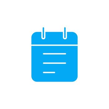 calendario sólido icono para interfaz desarrollo vector