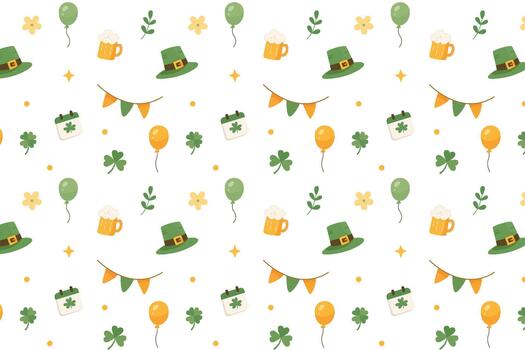 Saint patricks day pattern vector