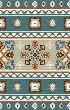 Seamless pattern, Aztec pattern, edging carpet. vector