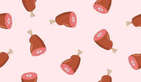 carne sin costura modelo antecedentes vector