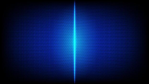 resumen azul binario código digital antecedentes vector