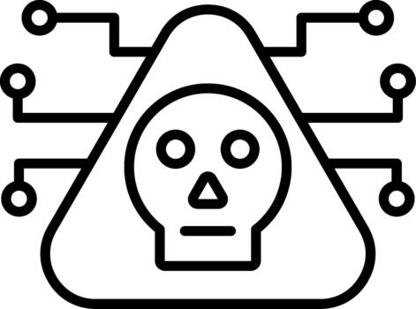 Harmful Malware Program vector